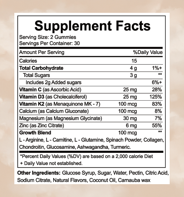 Nourify Heightener Gummies